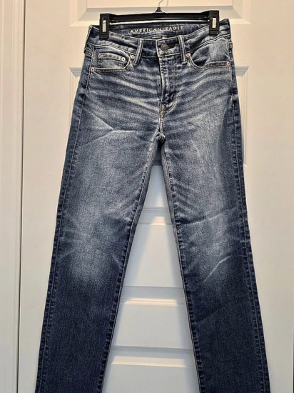 American Eagle Original Straight Leg Jeans Blue Waist 28 x 30